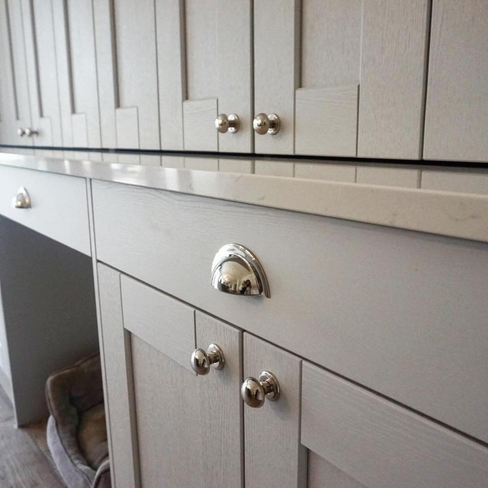 Beautiful traditional style handles to enhance the look